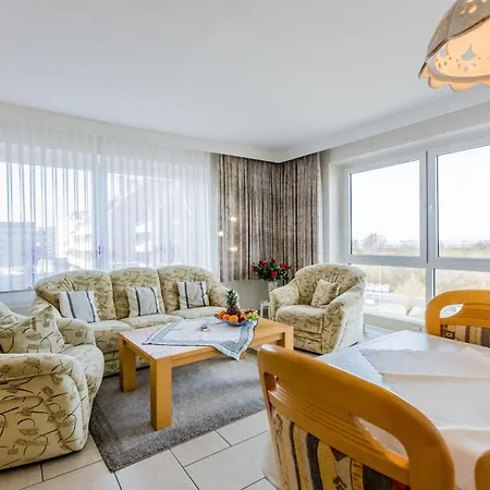 Strandnixe 306 Mit Panoramafenster Zum Norden, 2 Schlafzimmer Und Balkon Zum Norden, Einbaukueche Mit Geschirrspueler ,fahrstuhl, Pkw Stellplatz ! Wlan !